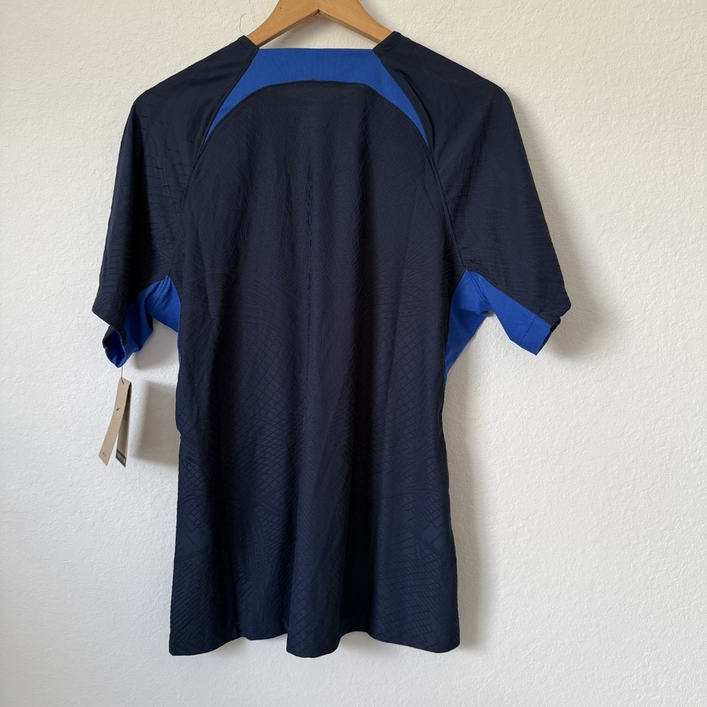 Nike Dri-FIT Vapor IV Knit Football Soccer Jersey Womens L DR0674 Navy Blue $77 - Picture 2 of 9